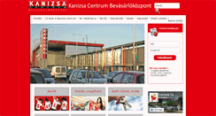 Desktop Screenshot of kanizsacentrum.hu