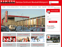 Tablet Screenshot of kanizsacentrum.hu